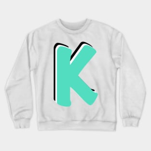 Letter K Crewneck Sweatshirt